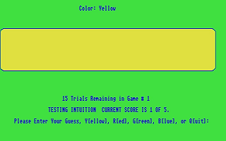 Intuition atari screenshot